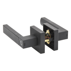 Manija Castelli Biométrica/ Acabado Negro / 30 usuarios/Para Puerta Izq o Derecha de 60-70mm