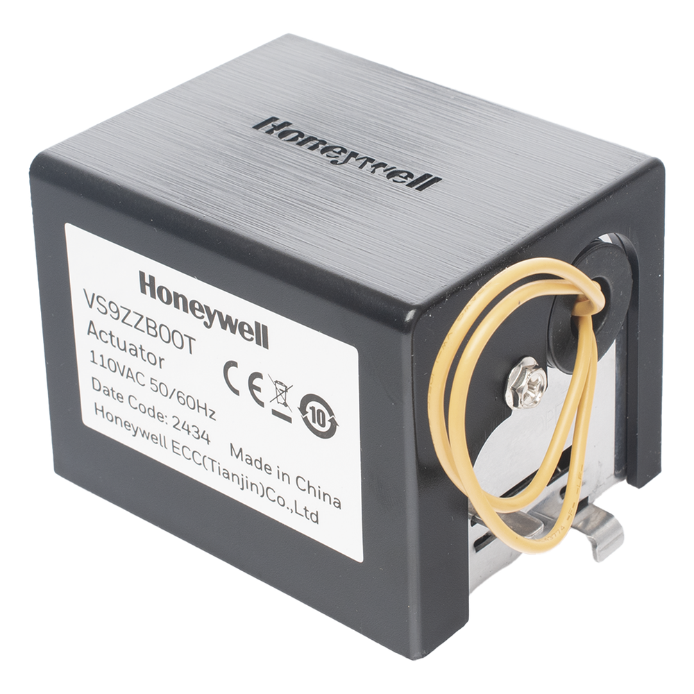 Válvula de control eléctrica de 3 vías para fancoil, retorno por resorte, normalmente cerrada, 110 V CA, conexión NPT