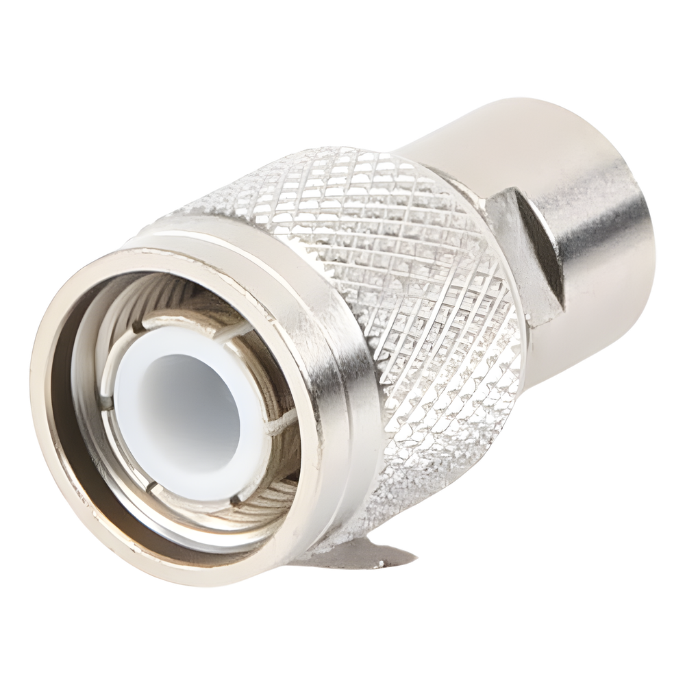 Conector TNC Macho Rosca Izquierda para cables RG-58/U, RG-142/U.
