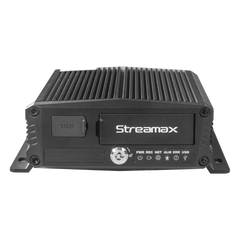 DVR Móvil / Multiplataforma / 4 Canales AHD + 2 canales IP/ Almacenamiento en Memoria Micro SD / H.265 / Chip IA Embebido / Soporta 4G / GPS / WIFI