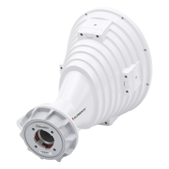 Antena asimétrica de 30° (30°H 20°V) 20.5 dBi tipo cuerno 5180-6000 MHz altamente eficiente, sin cables, sin perdidas, sin lóbulos listas para TwistPort