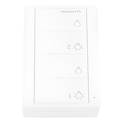 Control Pico inalámbrico de 4 botones para encender y apagar dos grupos de luces, con batería de 10 años, compatible con Caseta Wireless, RadioRA 2 y HomeWorks QS
