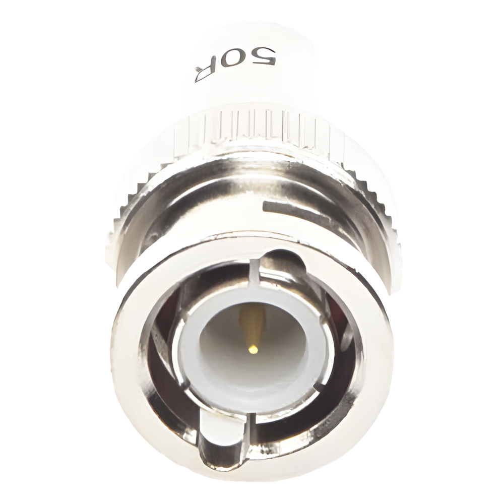 Carga Resistiva de 50 Ohm en BNC Macho, 1/2 Watt, CD-1.5 GHz.