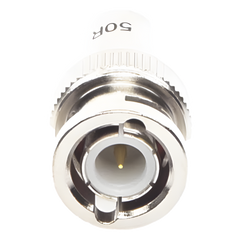 Carga Resistiva de 50 Ohm en BNC Macho, 1/2 Watt, CD-1.5 GHz.