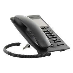 (H5W Color Negro)Teléfono IP WiFi para Hotelería, profesional de gama alta con pantalla LCD de 3.5 pulgadas a color, 6 teclas programables para servicio rápido (Hotline) PoE