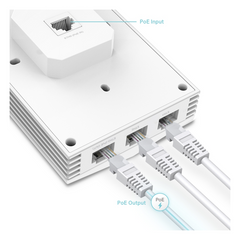 Punto de Acceso Omada / Wi-Fi 6 AX3000 MU-MIMO 2x2 / Alta Densidad de Usuarios / Configuración por Controlador o Stand-Alone / Para Montaje en Techo/pared / Alimentación PoE+
