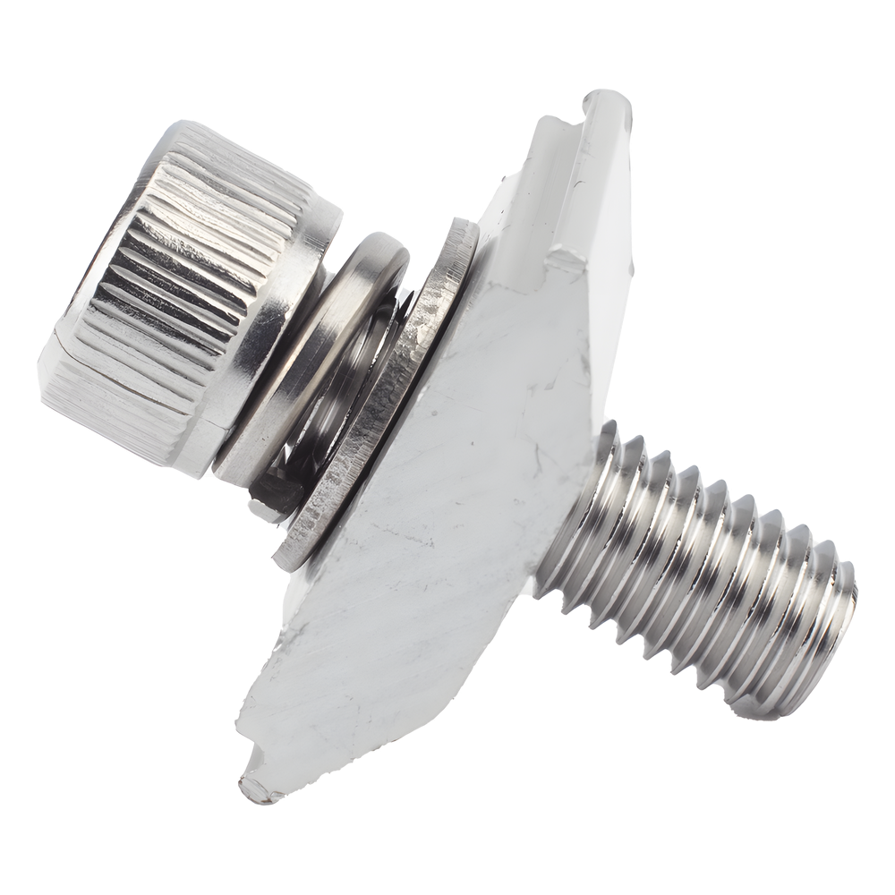 Conector N con tornillo para fijación en riel 5 y 8