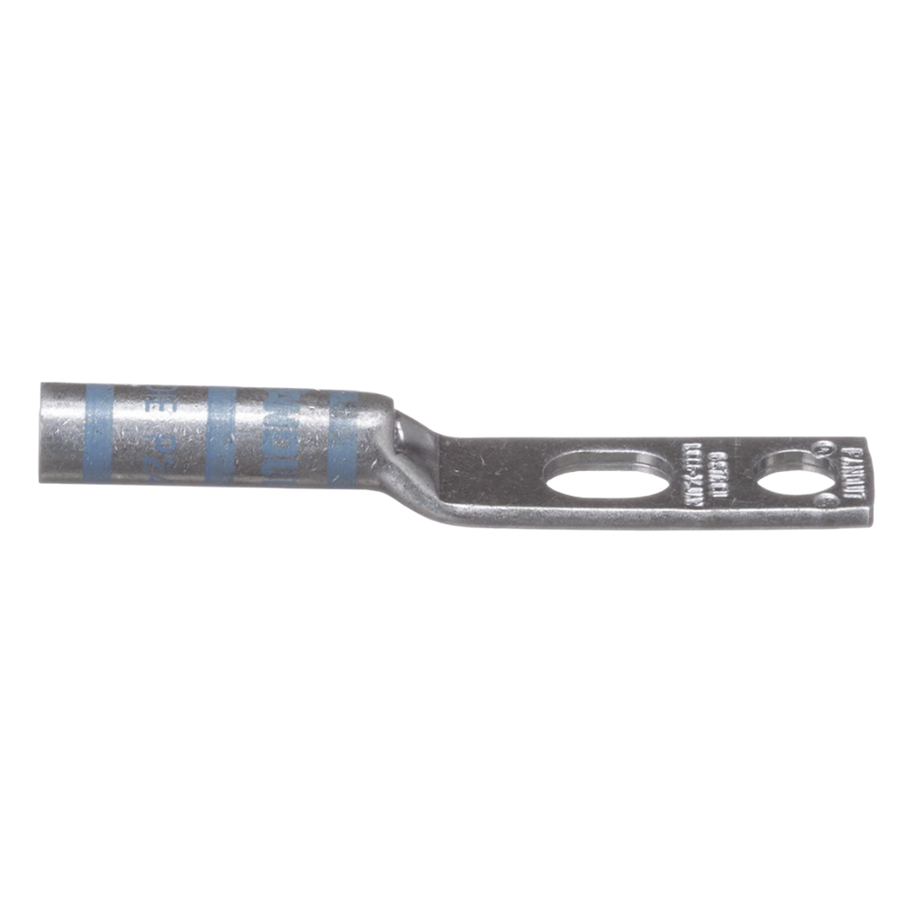 Zapata de compresión LCC6-14JAW-l para cal. 6 Awg, Doble barreno para tornillo prisionero de 1/4, 1 pz