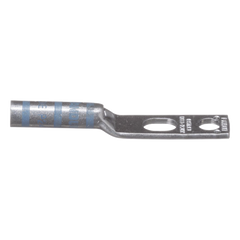 Zapata de compresión LCC6-14JAW-l para cal. 6 Awg, Doble barreno para tornillo prisionero de 1/4, 1 pz