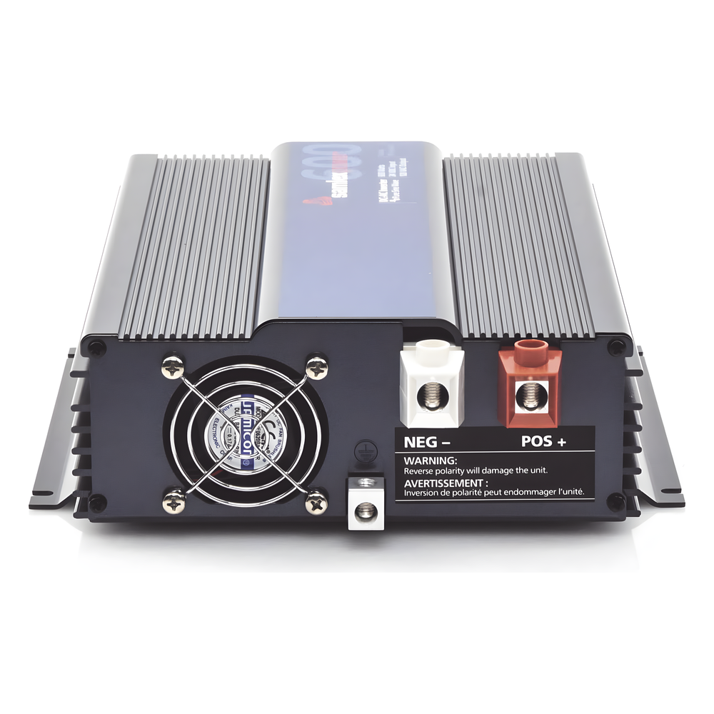 Inversor de Corriente Onda Pura 600W, Entrada 24 Vcc, Salida 120 Vca