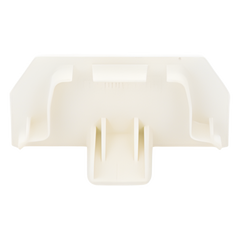 Tapa Final, para uso con canaleta T45, Material PVC Rígido, Color Blanco Mate