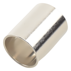 Férula-Casquillo en Chapa de Níquel para Plegar en Cables del Grupo E, I como RG-8/U, RG-213/U, LMR-400.