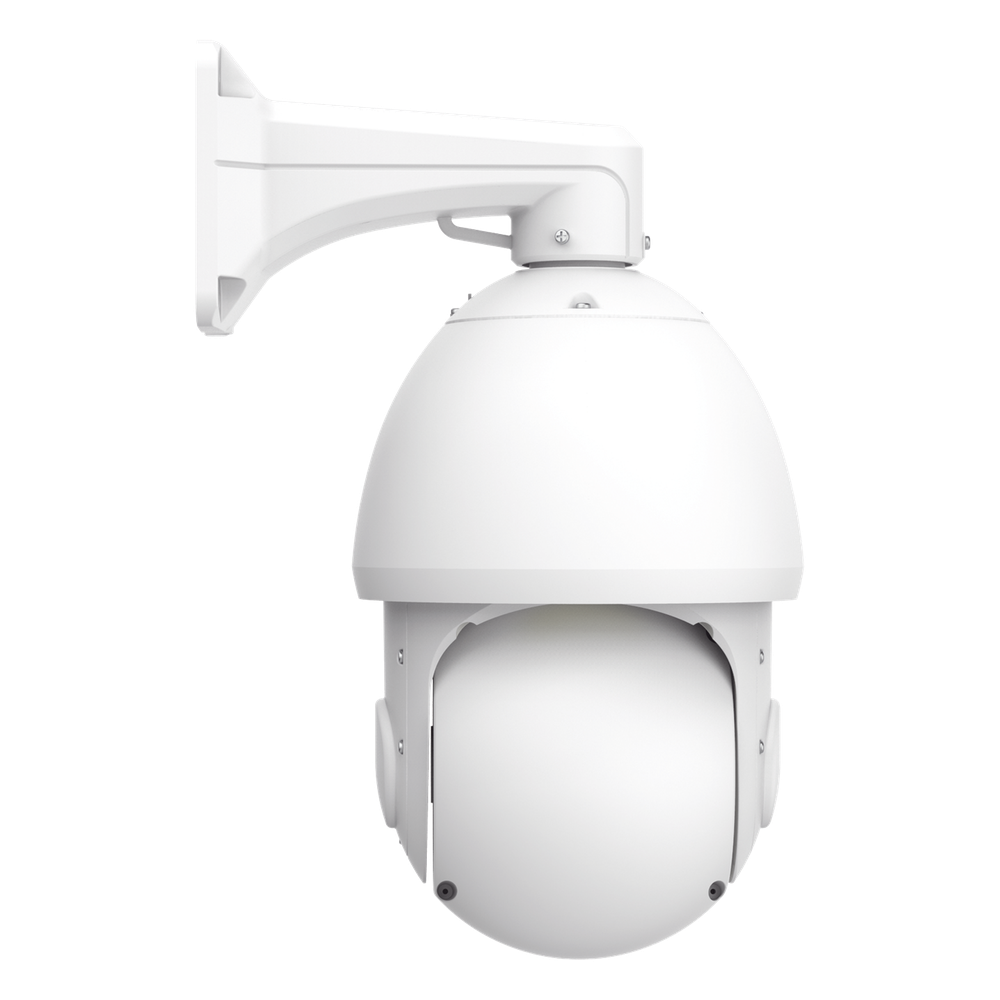 Cámara de Red Tipo Domo AI Zoom Óptico 42X / 4K HD 30fps / 140dB Super WDR / Control PTZ Inteligente / IR 300m / IP66 IK10 / ONVIF y VMS