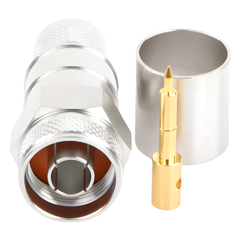 Conector N Macho Hex de Anillo Plegable para LP600, LMR-600, CNT-600.