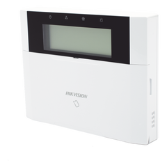 (AX HYBRID PRO) Teclado Compatible con el Panel Hybrid Pro Hikvision DS-PHA64-LP y DS-PHA64-LP(B) / Pantalla LCD / 2 zonas cableadas / 1 salida de alarma / 64 Llaveros