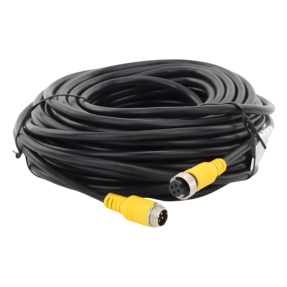 Cable extensor con conector tipo aviación de 15m solo para soluciones de videovigilancia móvil XMR
