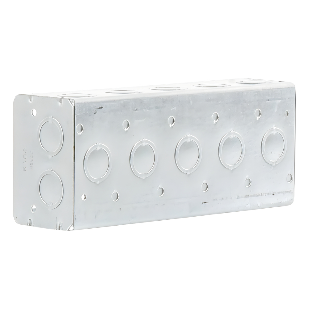 Caja Multigang de 5 Gang / Profundidad 2 1/2" / 19 Entradas 1/2"-3/4".
