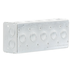 Caja Multigang de 5 Gang / Profundidad 2 1/2" / 19 Entradas 1/2"-3/4".