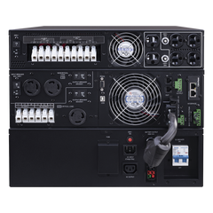 UPS de 8000 VA/8000 W, Online Doble Conversión, 200 - 240 Vac de Entrada, 120 - 240 Vac de Salida, Entrada Hardwired, Onda Senoidal Pura, Torre o Rack de 8 UR, Con 6 Tomas NEMA 5-20R, 3 NEMA L6-30R y Terminal Hardwired