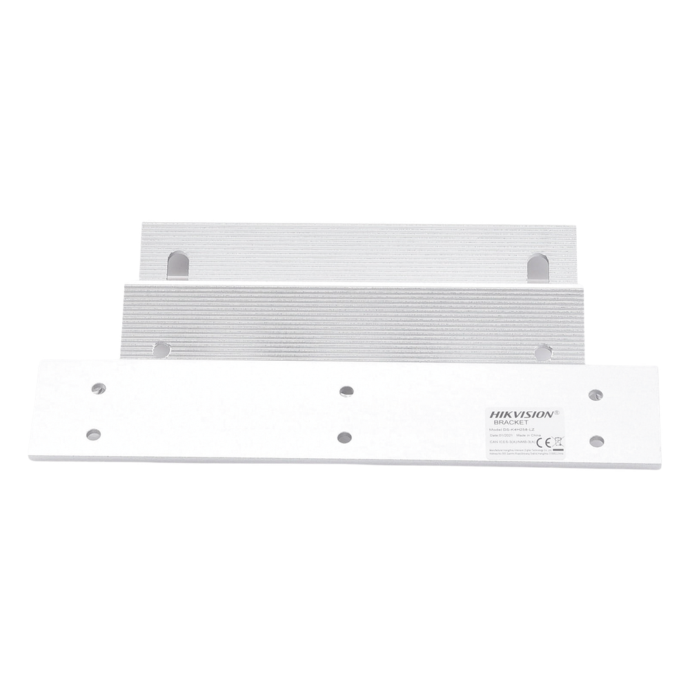 Kit de montajes Z y L para Cerradura Magnética HIKVISION / Compatible con DS-K4H258S / Uso en Puerta de Madera y Metal