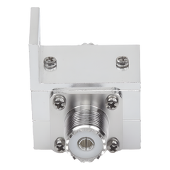 Protector RF Coaxial Contra Descargas Atmosféricas Para 1.5 a 700 MHz Con Ceja Lateral y Conectores UHF Hembra