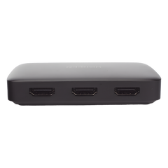 Conmutador HDMI (Switch) 4K@30Hz | 3 Entradas a 1 Salida | 3D | Transmisión Estable | Incluye Control Remoto | Receptor de Infrarrojos | Indicador LED | Chip Inteligente | Incluye Cable Micro USB para Alimentación.