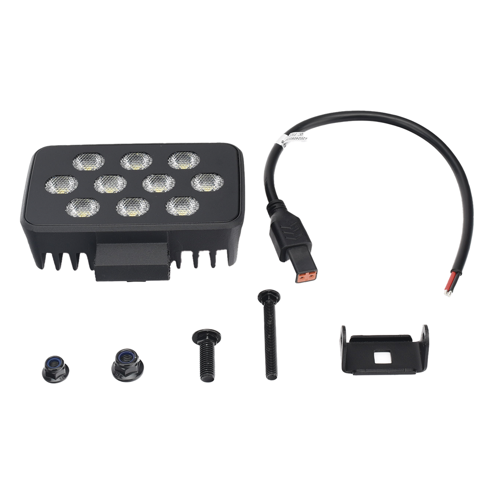 Luz de Trabajo Ultra brillante Cuadrada, 10 LED, 8937 Lúmenes, 12-24 Vcd
