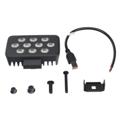 Luz de Trabajo Ultra brillante Cuadrada, 10 LED, 8937 Lúmenes, 12-24 Vcd