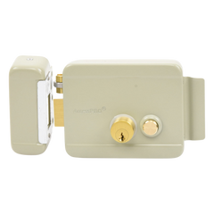 Cerradura Eléctrica con Botón de Salida / Incluye Llave  / Exterior / Izquierda