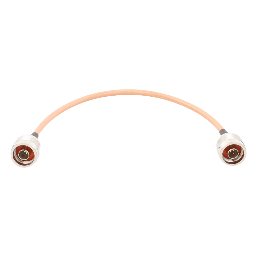 Jumper con Cable LP142 de 30 cm (11.81 pulgadas), con Conectores N Macho a N Macho.