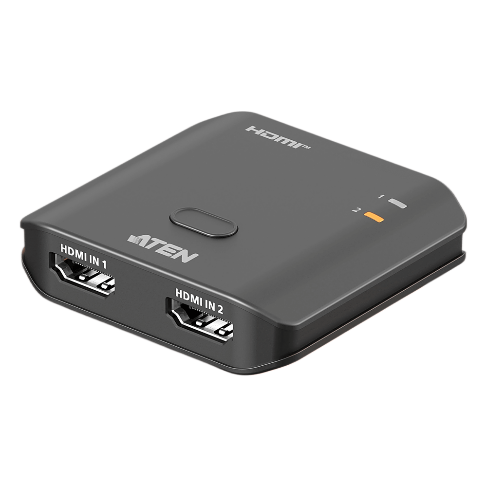Switch HDMI 2 Puertos 8K Essentials | 48 Gbps | 8K @ 60Hz y 4K @ 120Hz | RapidSync™ | HDR10+ | VRR | ALLM | HDCP 2.3 | Audio LPCM 7.1 | Diseño Compacto