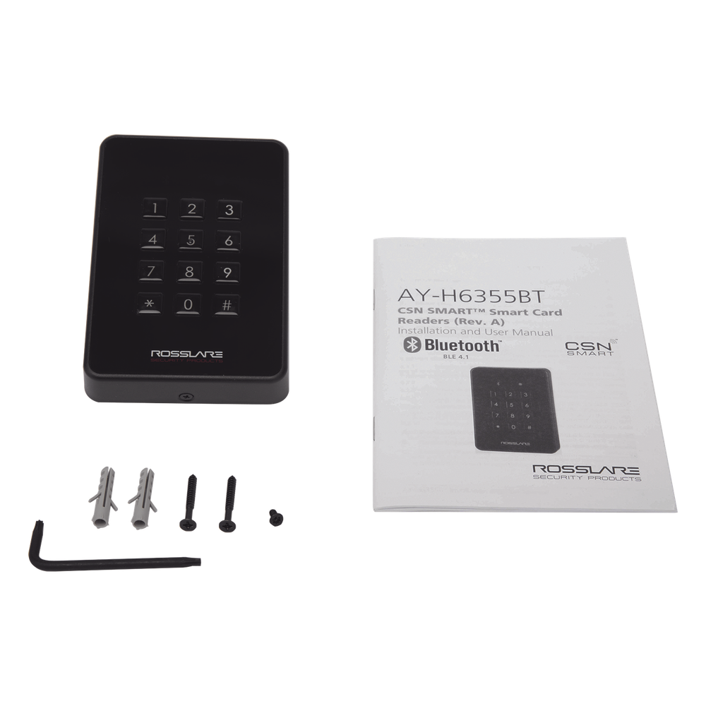 LECTOR D/TARJETAS Mutiformatos,  MIFARE NFC-ID, BLUETOOTH (BLE-ID) con Teclado