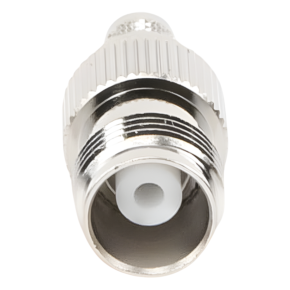 Conector TNC Hembra de Anillo Plegable para Cables RG-8/X, LMR-240, Grupo X, Níquel/ Oro/ Delrin.