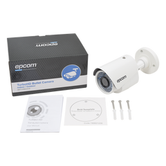KIT TurboHD 1080p / DVR 8 Canales / 4 Cámaras Bala (exterior 2.8 mm) / 4 Cámaras Eyeball (exterior 2.8 mm) / Transceptores / Conectores / Fuente de Poder Profesional hasta 15 Vcc para Largas Distancias