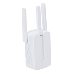 Repetidor / Extensor de Cobertura WiFi N / MU-MISO / 300 Mbps 2.4 GHz / 3 antenas externas / Botón WPS