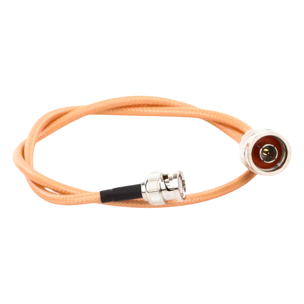 Jumper con Cable LP142 de 60 cm (23.62 Pulgadas), con Conectores BNC Macho a N Macho.