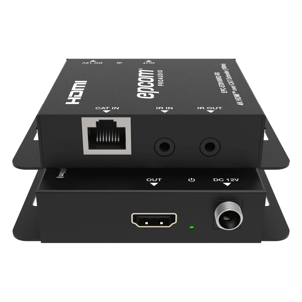 Kit Extensor HDMI | 4K30 hasta 100m | Cat6 | Transmisión sin Compresión | Soporta PoC Bidireccional | EDID y Audio 5.1CH