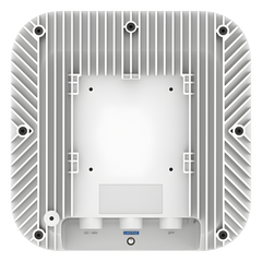 Punto de Acceso Mesh Wi-Fi 6 Industrial para Exterior Omnidireccional 5.95Gbps, MU-MIMO 4x4, 360°, Filtros Anti Interferencia y Auto Optimización con IA, puerto eth 2.5G y SFP