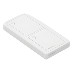 Control remoto inalámbrico Pico de 2 botones para encender y apagar luces, usable como control de mano o de pared, compatible con Caseta Wireless, RadioRA 2 y HomeWorks QS