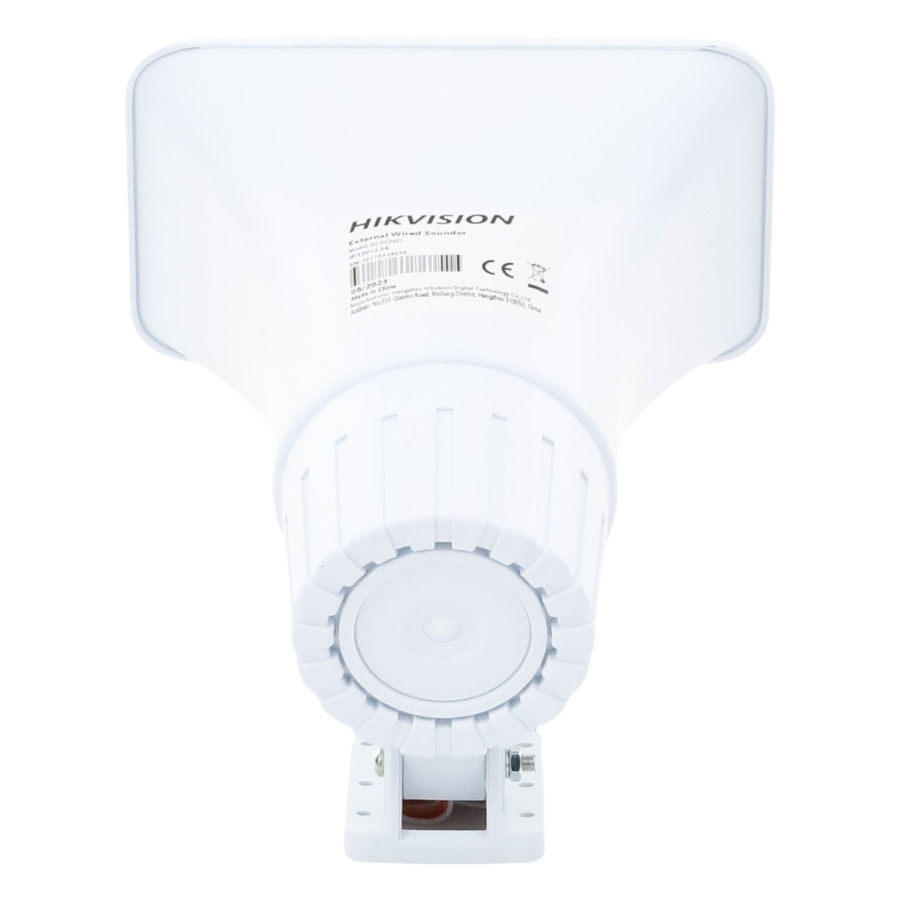 Sirena Cableada / 30 Watts / 120 dB / IP65 Exterior / Compatible con Cualquier Panel de Alarma / Policarbonato