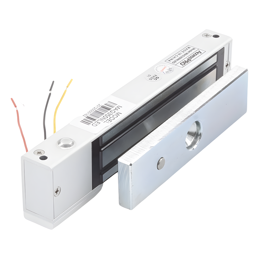 Chapa magnética de 350 lbs / Con LED indicador / Para uso en interior