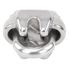 Nudo/ Perro/ Abrazadera Acero Forjado para Cable de 1/4", Acero Inoxidable.