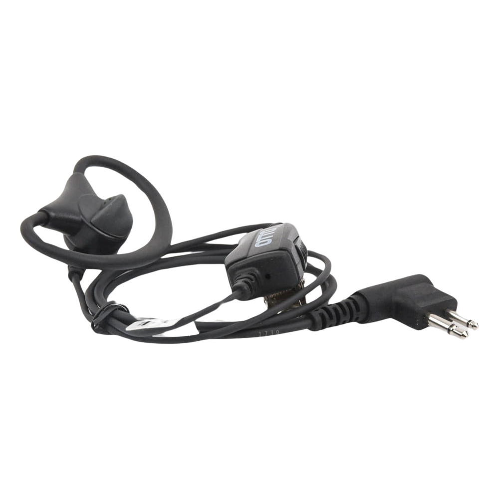 Micrófono-Audífono tipo Anillo, Cable con 40 lbs de Resistencia. Motorola EP450, MAGONE, DEP450 y Hytera series TC500/600/700