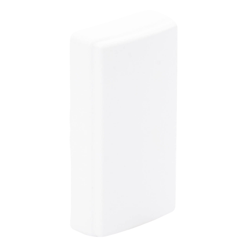 Tapa final en color blanco de PVC auto extinguible,  para canaleta TEK100 (5591-02001)
