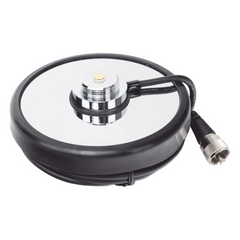 Montaje magnetico para antenas de 3/4" (Nmo), 5 m de cable RG-58A/U, conector UHF (PL-259) macho, diámetro de 5"