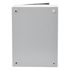 Gabinete de Acero, Nema 4 -IP 66 de 30 x 40 x 20 cm con Platina y certificado UL.