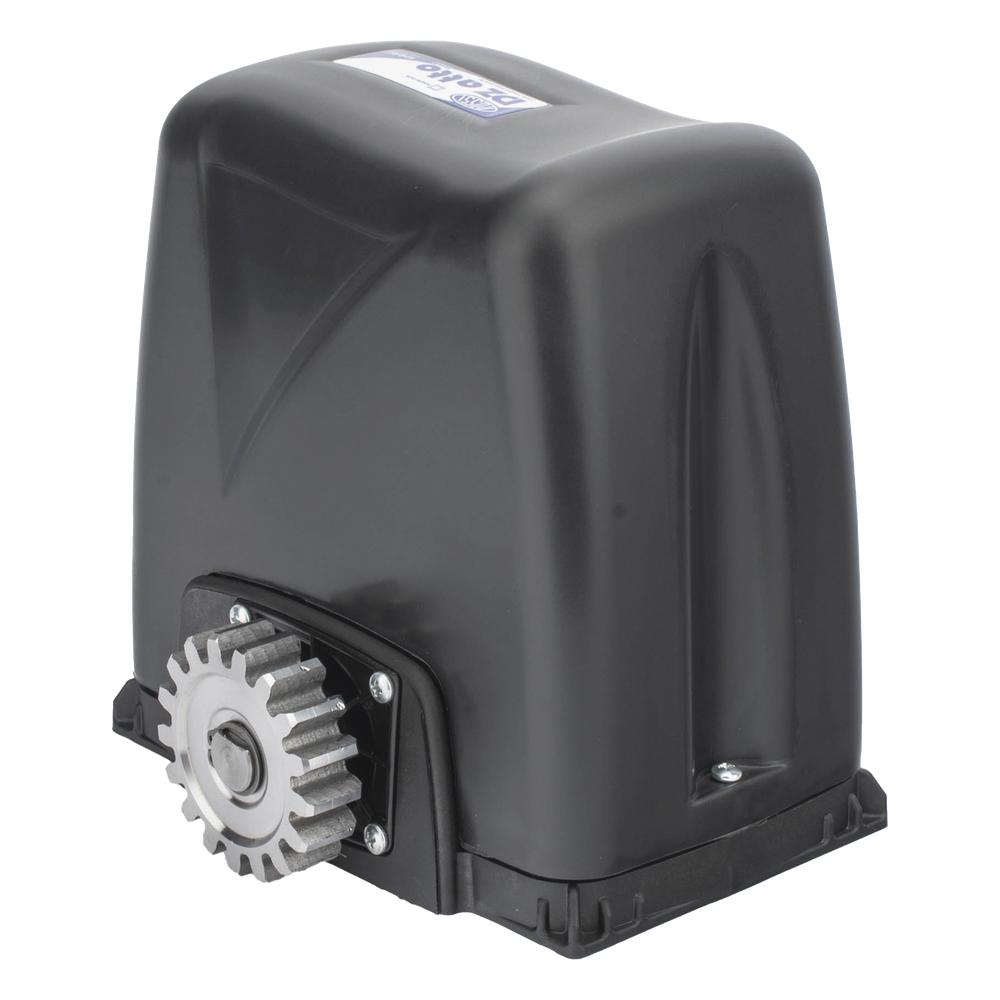 Motor Para Puertas Corredizas de Hasta 350 KGs / Velocidad de Apertura de 17 Metros por Minuto / Frecuencia de Uso de 20 Ciclos Diarios