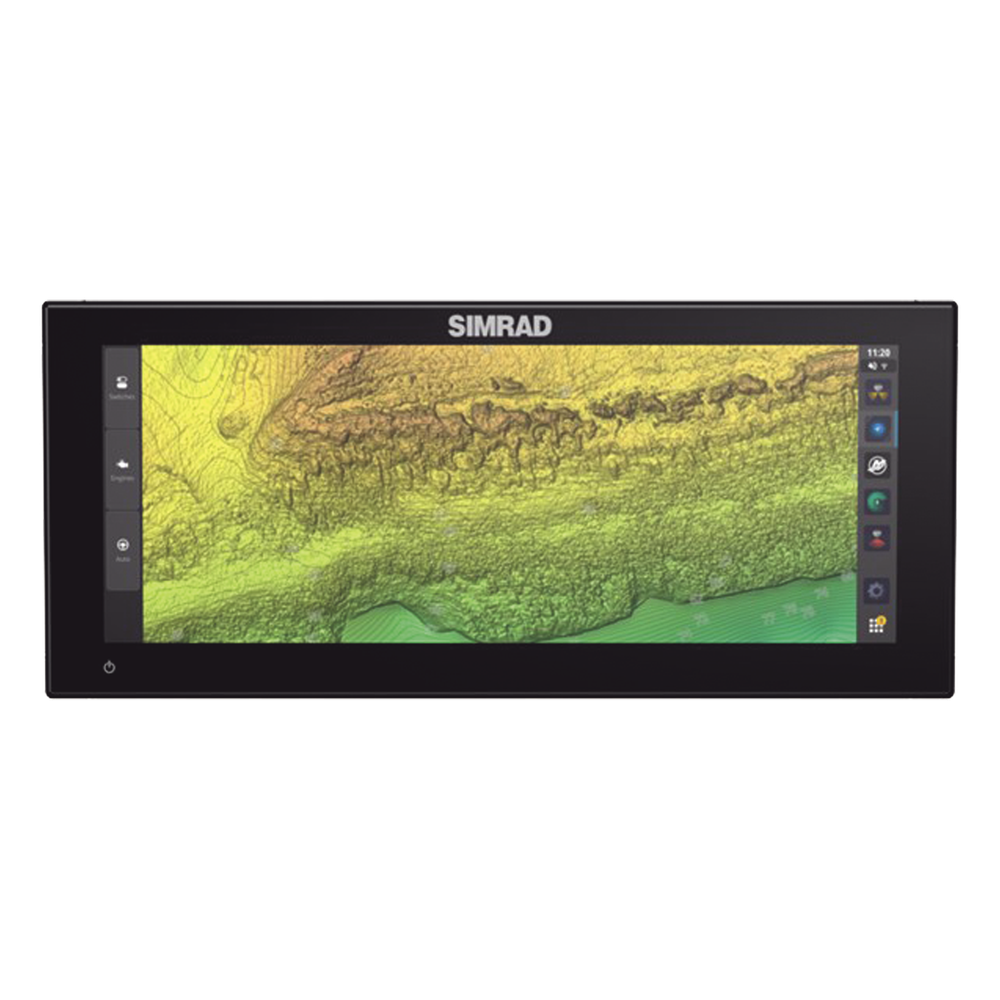 Pantalla Ultrawide NSX ULTRAWIDE de 12 pulgadas / Pantalla SolarMAX™ IPS HD / Integración con Mercury® y CZone® / Sonar Active Imaging™ / Compatibilidad con C-MAP® X-Gen Charts / NMEA 2000® / Ethernet y USB
