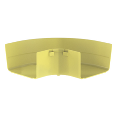 Ángulo Recto a 90º Horizontal, Para Canaletas FiberRunner™ 6X4, Color Amarillo