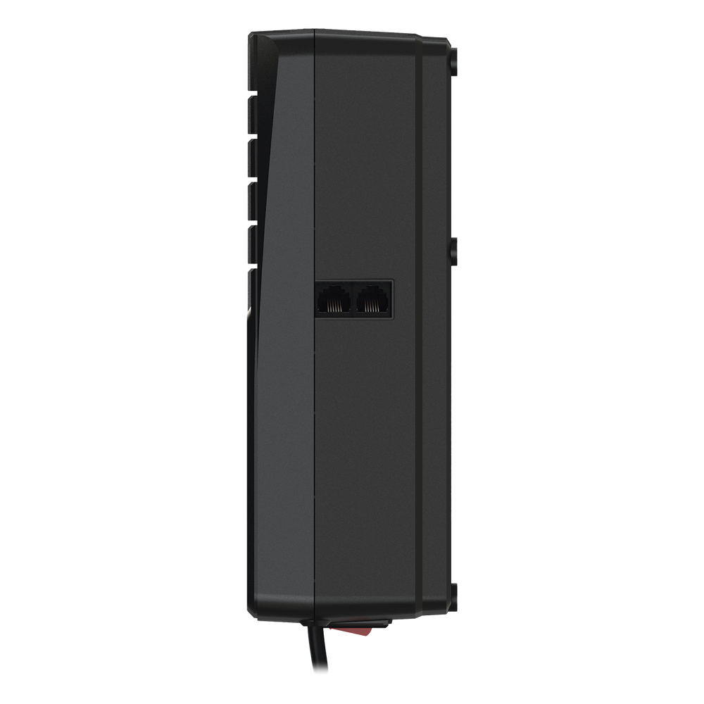 Regulador de Voltaje 1000 VA-500 W /  4 Contactos con AVR / 4 Contactos con Supresor de Picos / Protección RJ11